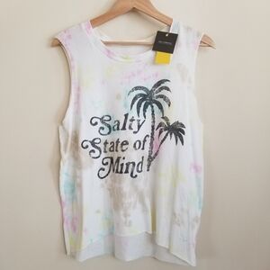 Grayson Threads Salty State Of Mind Tank Top Sleeveless Large NWT